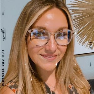 New J.Crew blue light glasses with free case!